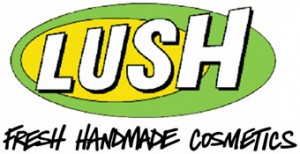 Logo Lush sfondo bianco